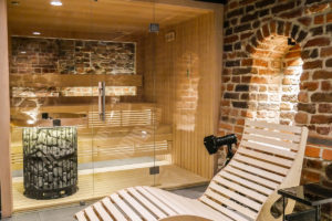Strefa saun w hotelu Spichrz w Toruniu